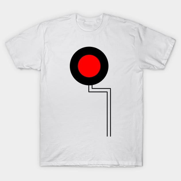 Minimal Record T-Shirt by TheMinimalist